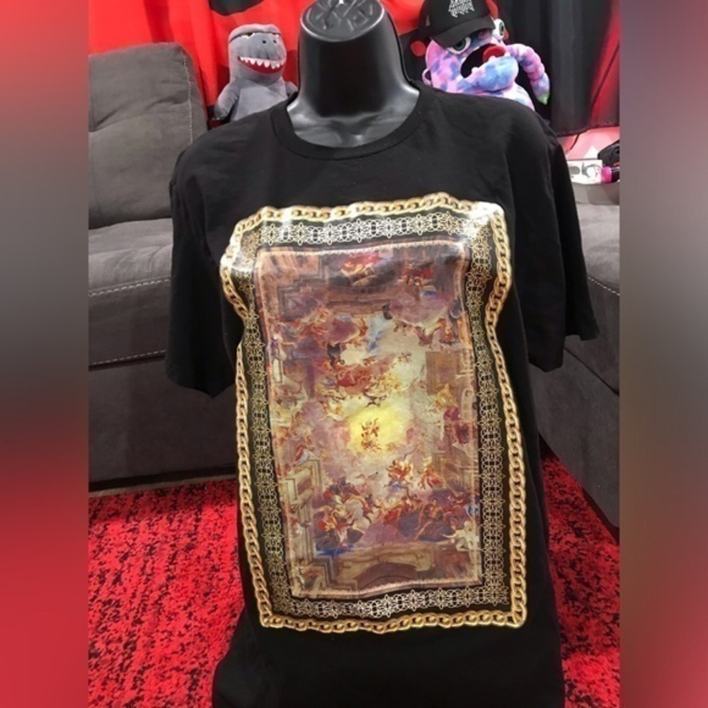 Ceiling Fresco of sant'ignazio Rome State of Mind T-shirt Size Xl